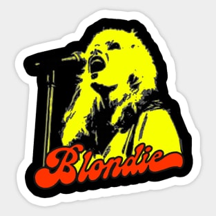 Blondie Retro Sticker